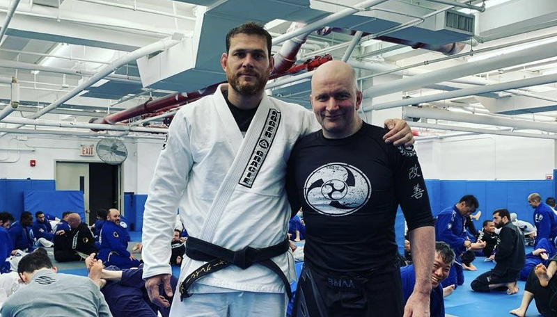 competition jiujitsu royalty with John Danaher and Roger Gracie